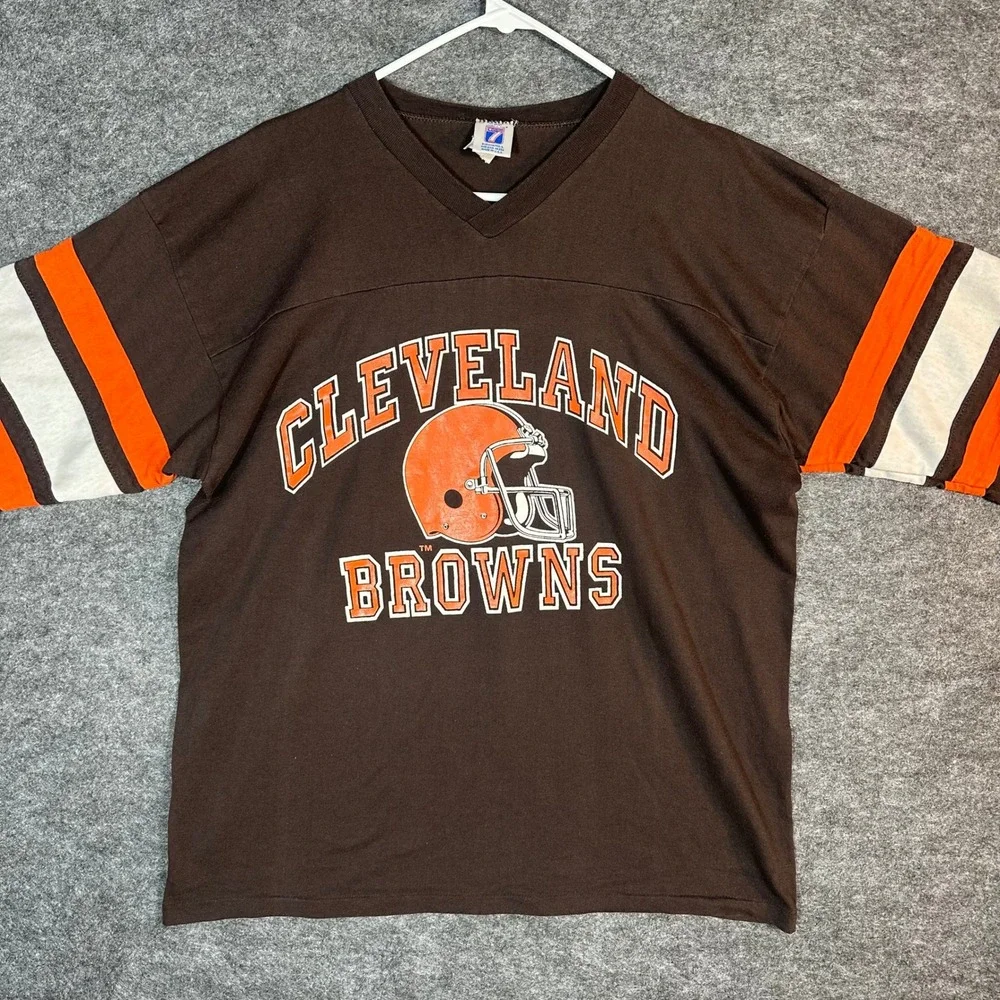 Vintage 1994 Cleveland Browns Football Jersey‎ T Shirt Logo 7 Mens XL